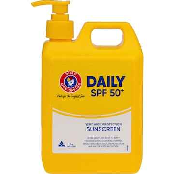 Surf Life Saving SPF 50+ Daily Sunscreen 1L