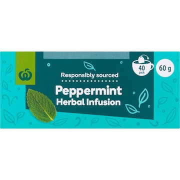Woolworths Peppermint Tea 40 pack