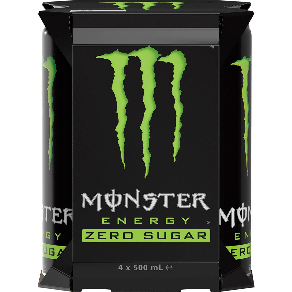 Monster Energy Zero Sugar Cans 500mL x 4 pack