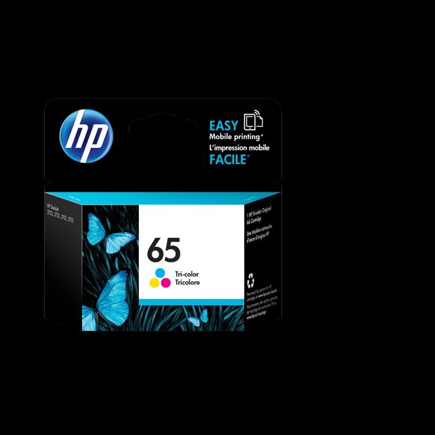 HP 65 Tri-Colour Original Ink Cartridge