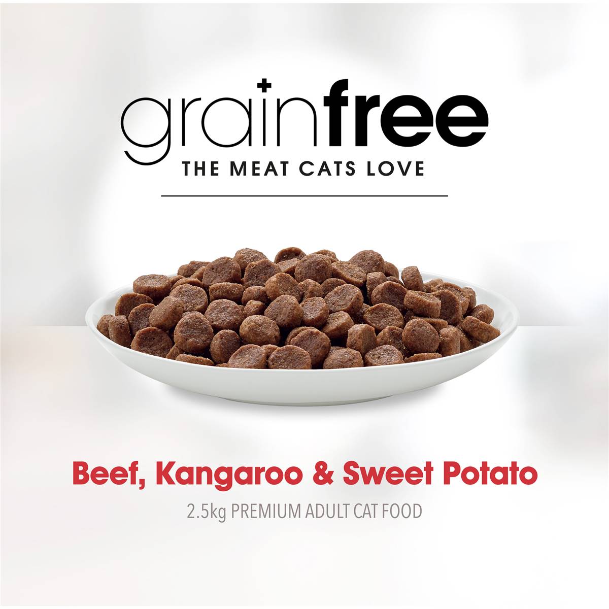 Fussy Cat Grain Free Adult Dry Cat Food Beef Kangaroo & Sweet Potato 2.5kg