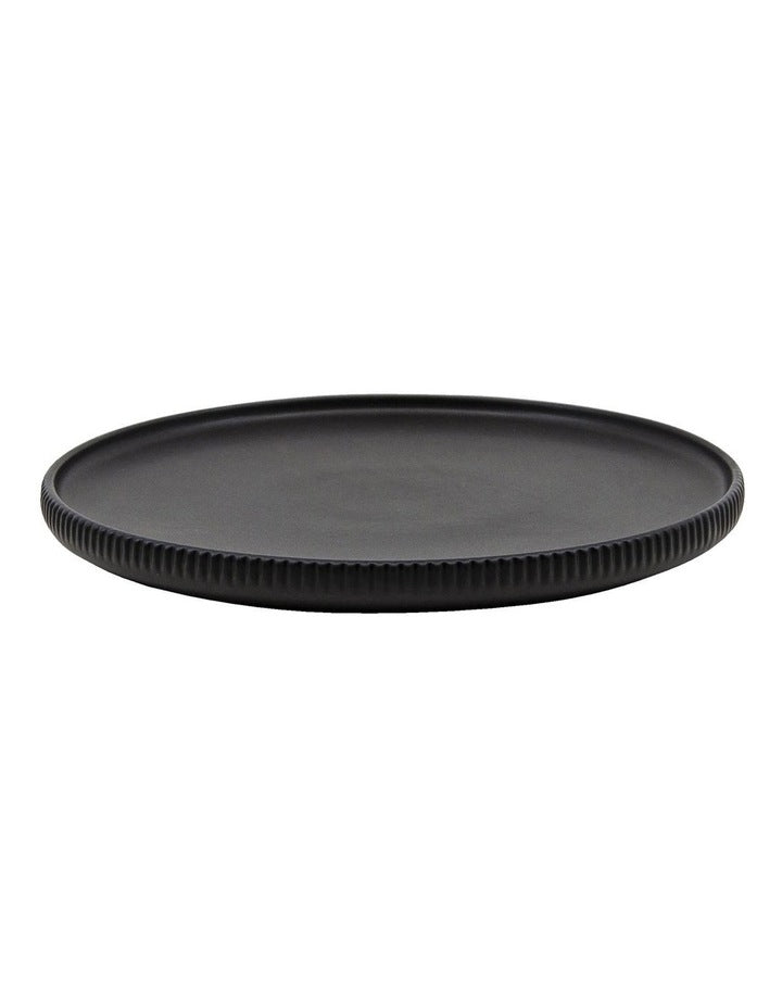 Brae Stoneware Side Plate 20cm in Black