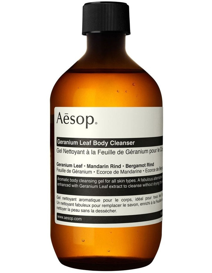 Geranium Leaf Body Cleanser With Screw Cap 500ml