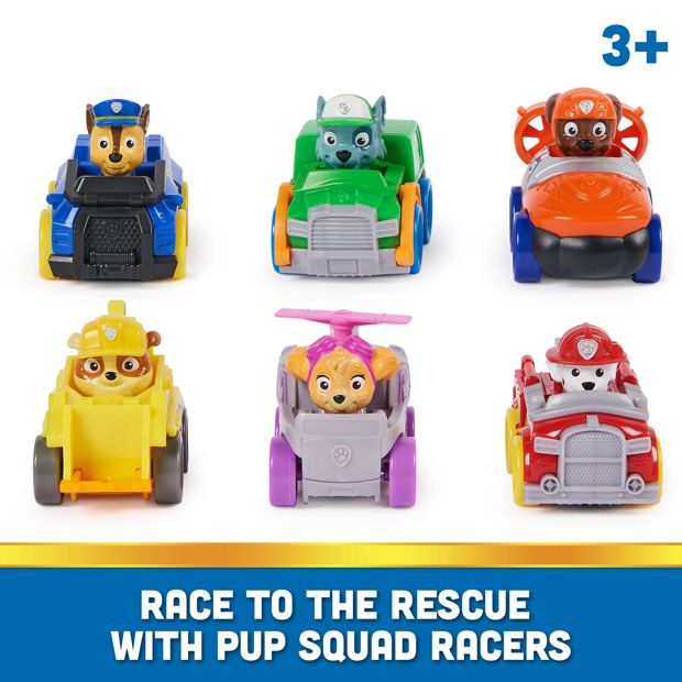 PAW Patrol Pup Squad Core Racers 6 Pack