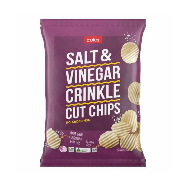 Potato Chips Crinkle Cut Salt & Vinegar