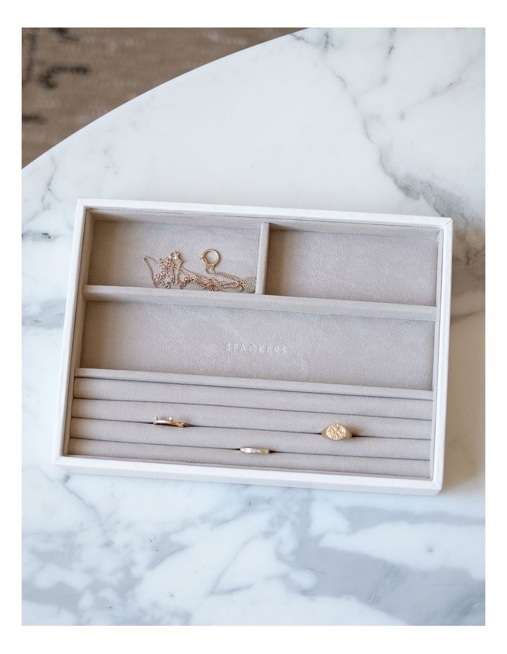 Classic Bracelets Layer White Jewellery Box