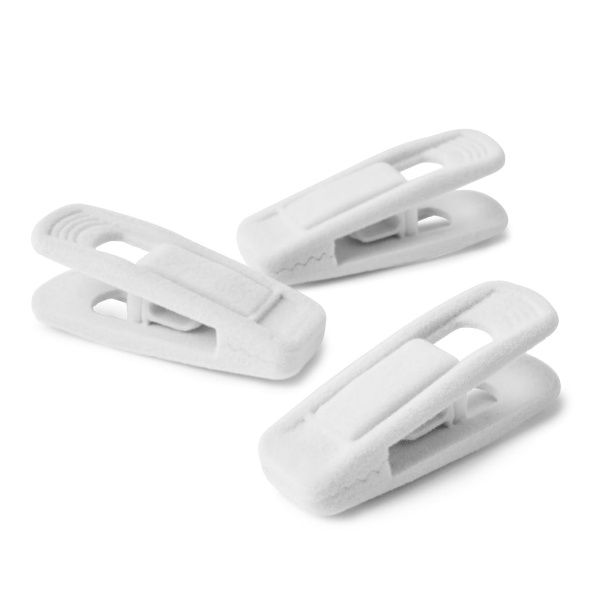 20 Piece Flocked Hanger Clips