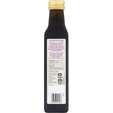 Macro Organic Vinegar Balsamic 4 Leaf 250mL