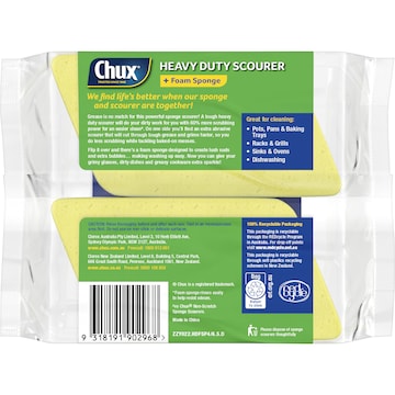 Chux Heavy Duty Scourer Scrubs 4 pack