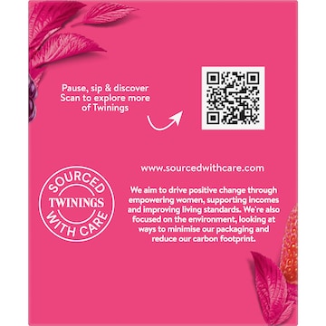 Twinings Strawberry Raspberry & Loganberry Tea Bags 10 pack