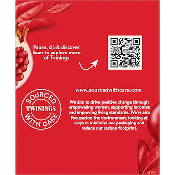 Twinings Cranberry & Pomegranate Tea Bags 10 pack