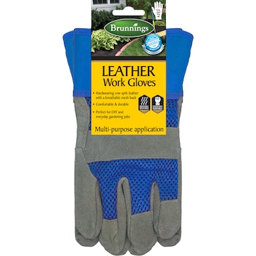 Brunnings Leather Work Gloves each