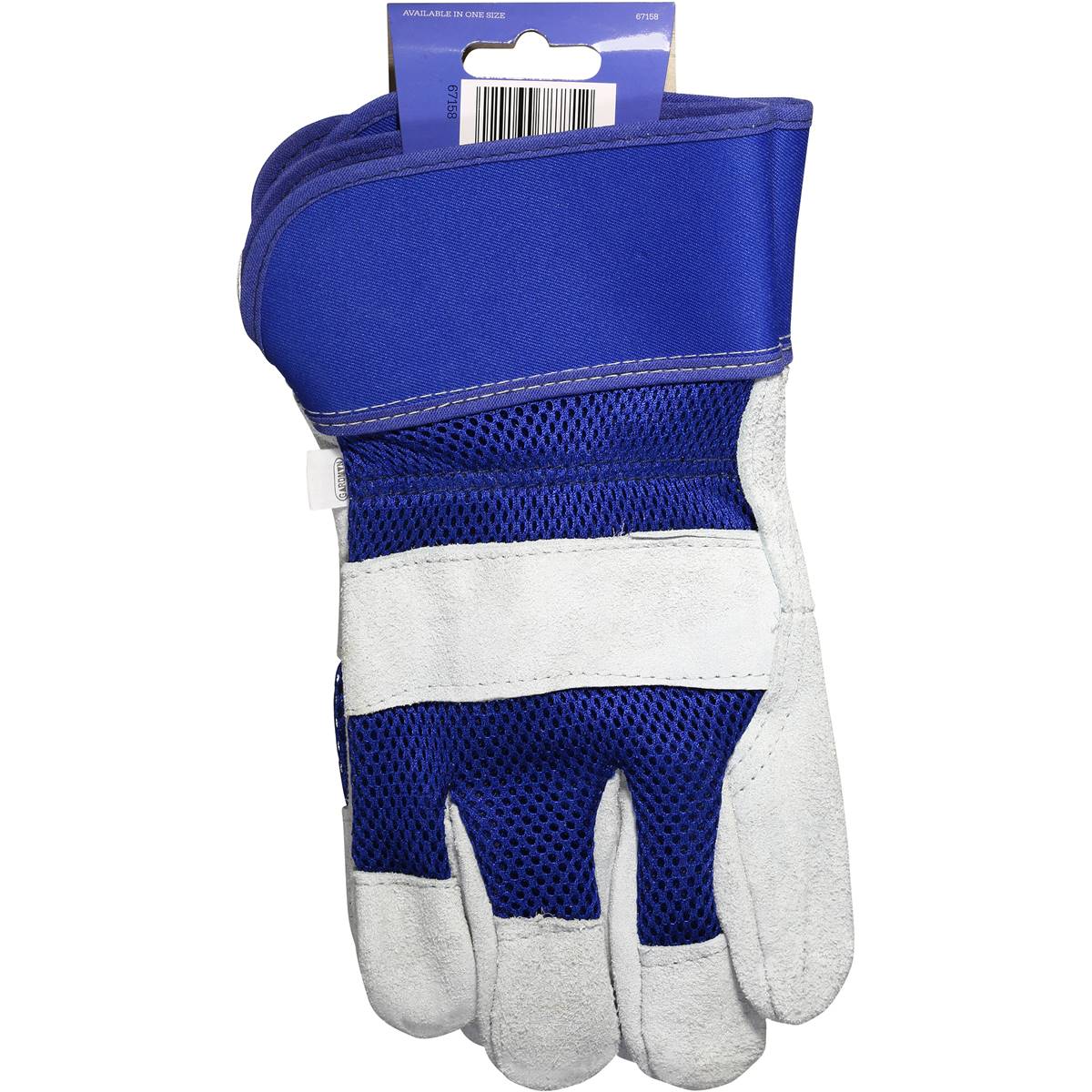 Brunnings Leather Work Gloves One Size Each