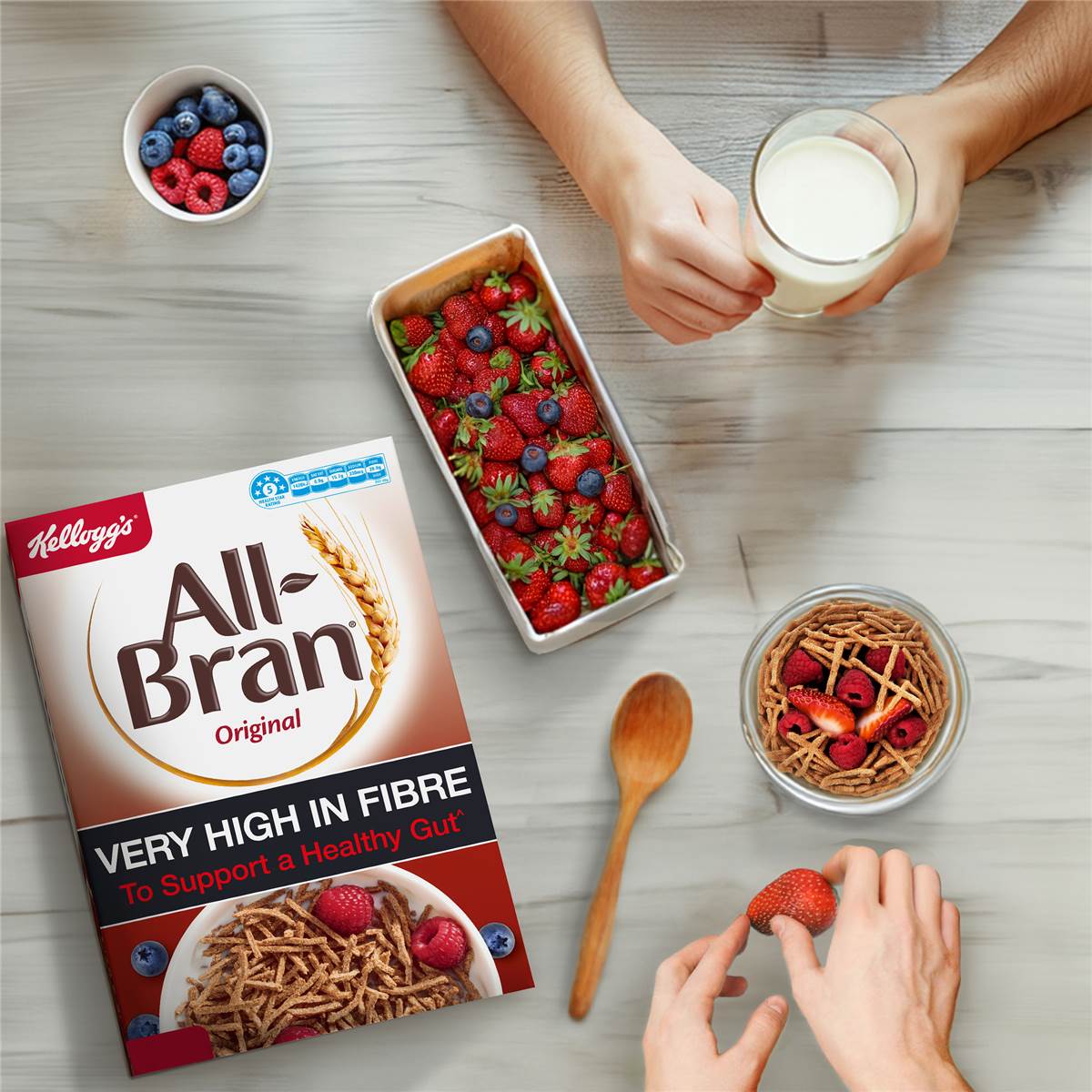 Kellogg's All-Bran High Fibre Breakfast Cereal 530g