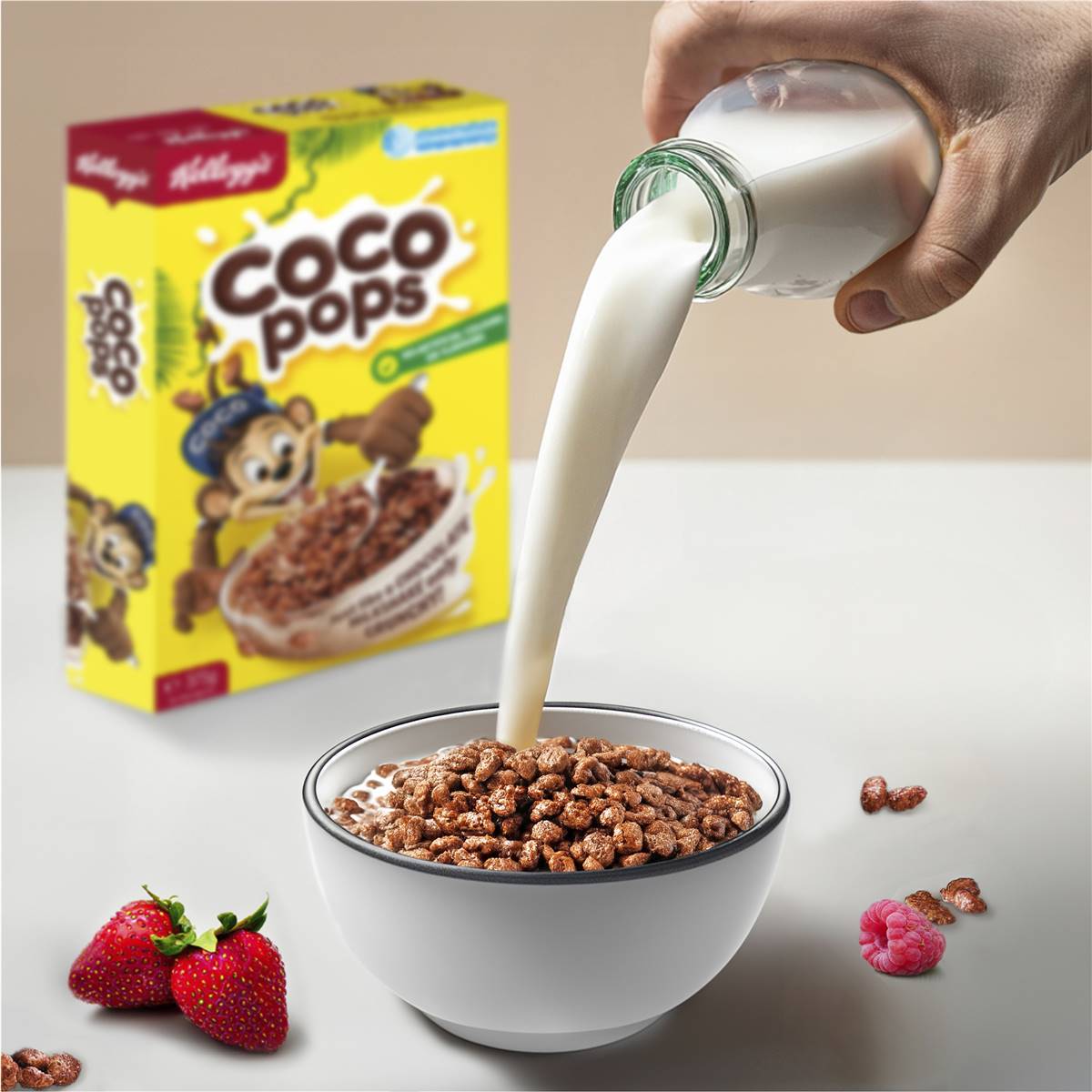 Kellogg's Coco Pops Chocolatey Breakfast Cereal 650g
