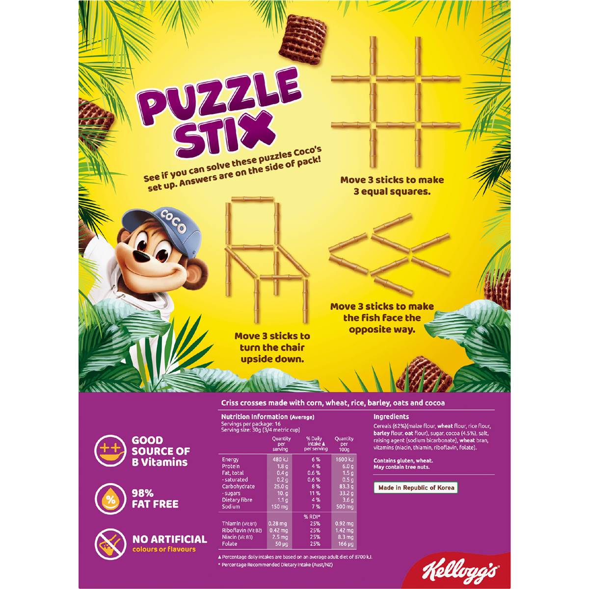 Kellogg's Coco Pops Chex Breakfast Cereal 500g