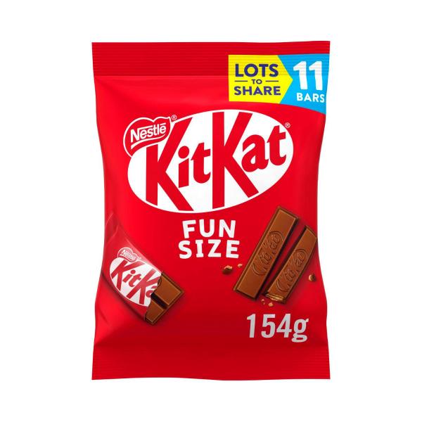KITKAT MINI MILK CHOCOLATE SHARE PACK 11 PIECES 154G