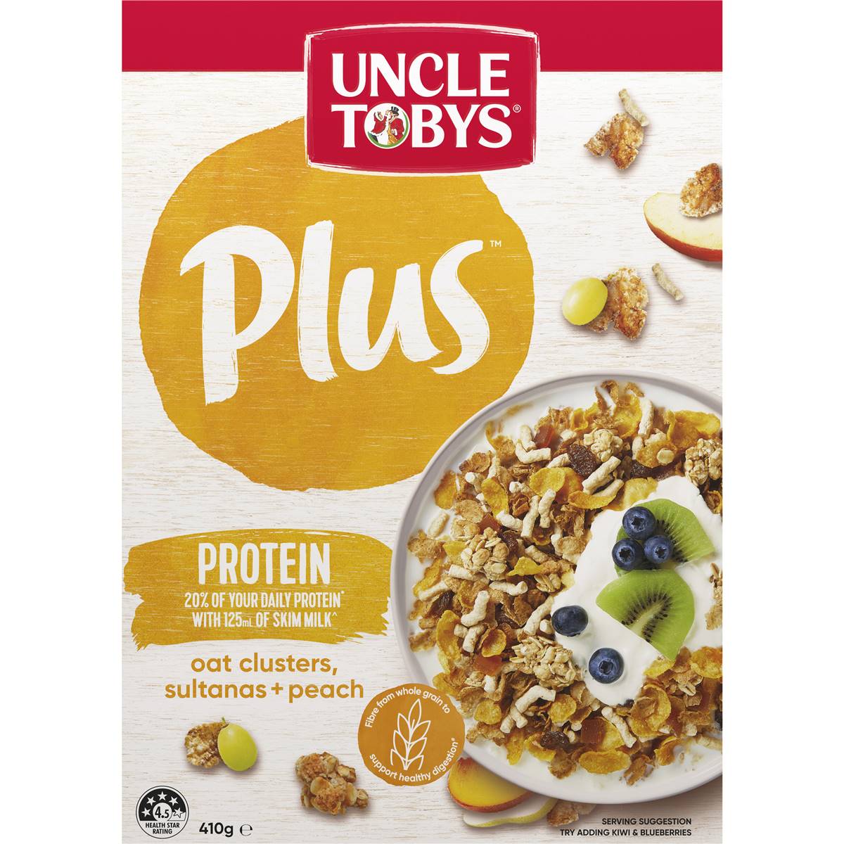 Uncle Tobys Cereal Plus Protein 410g
