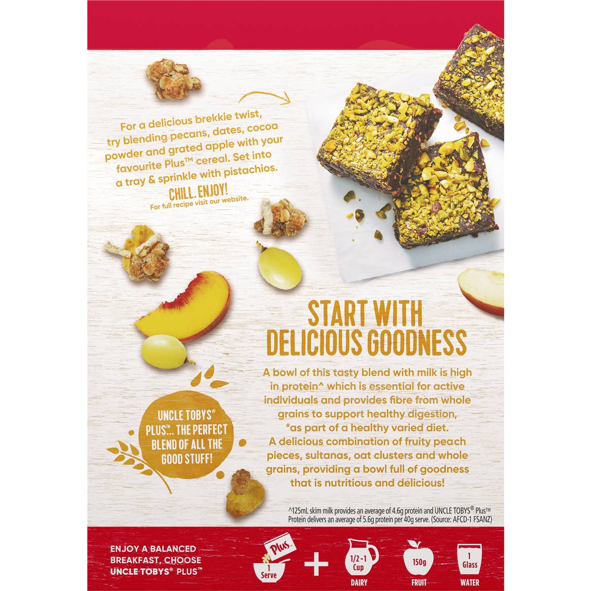 Uncle Tobys Cereal Plus Protein 410g