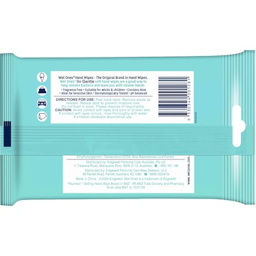 Wet Ones Moist Wipes Gentle 15 pack