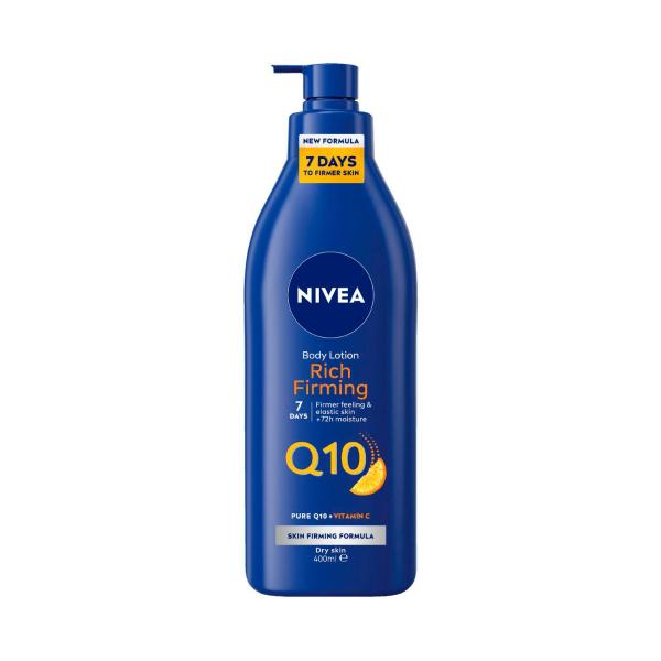 NIVEA RICH FIRMING Q10 + VITAMIN C BODY LOTION 400ML