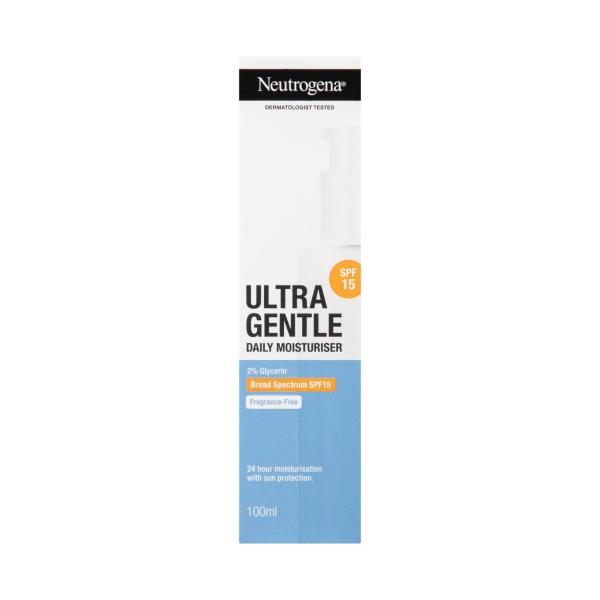 NEUTROGENA ULTRA GENTLE DAILY FACE MOISTURISER SPF15 100ML