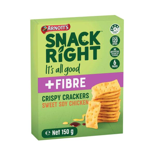 Snackright Multipack Crispy Crackers Soy Chicken