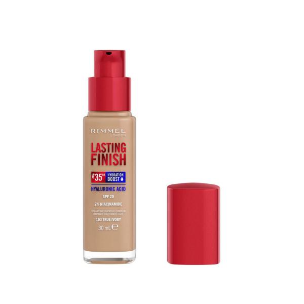 RIMMEL LASTING FINISH 35H FOUNDATION 103 TRUE IVORY 30ML