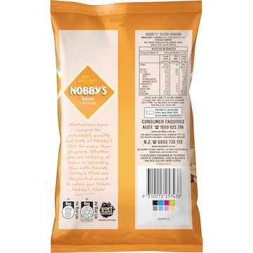 Nobby's Salted Cashews 250g