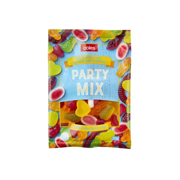 COLES PARTY MIX 150G