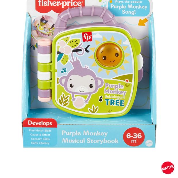 Fisher-Price Purple Monkey Musical Storybook