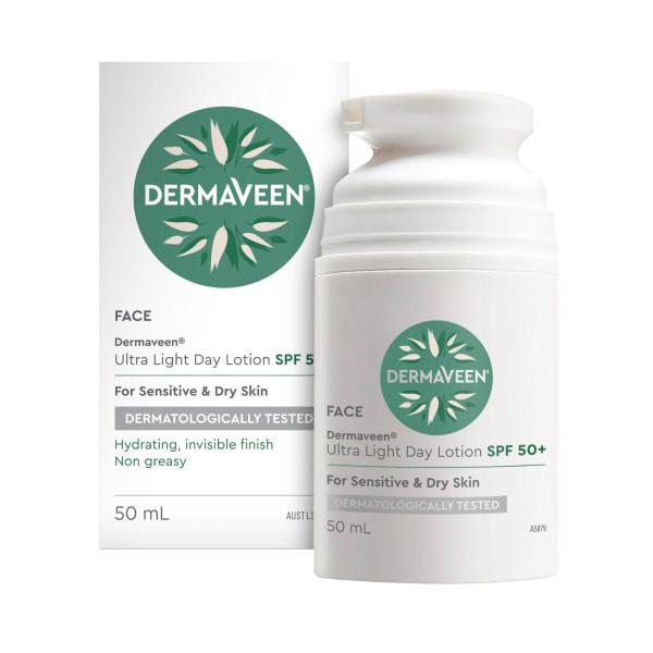 DERMAVEEN FACE ULTRA LIGHT DAY LOTION SPF50+ 50ML