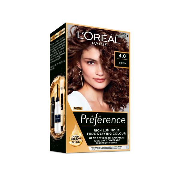 L'OREAL PREFERENCE HAIR COLOUR 4 TAHITI