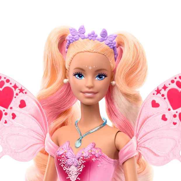 Mattel Barbie Fantasy Fairy Doll with Colour-Change Wings
