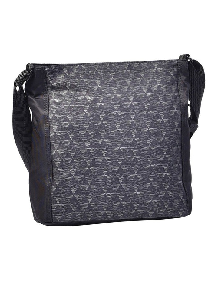 Zip Top Crossbody Bag in Orva Grey