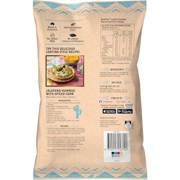 Tostitos Corn Tortilla Chips Share Pack Lightly Salted 175g