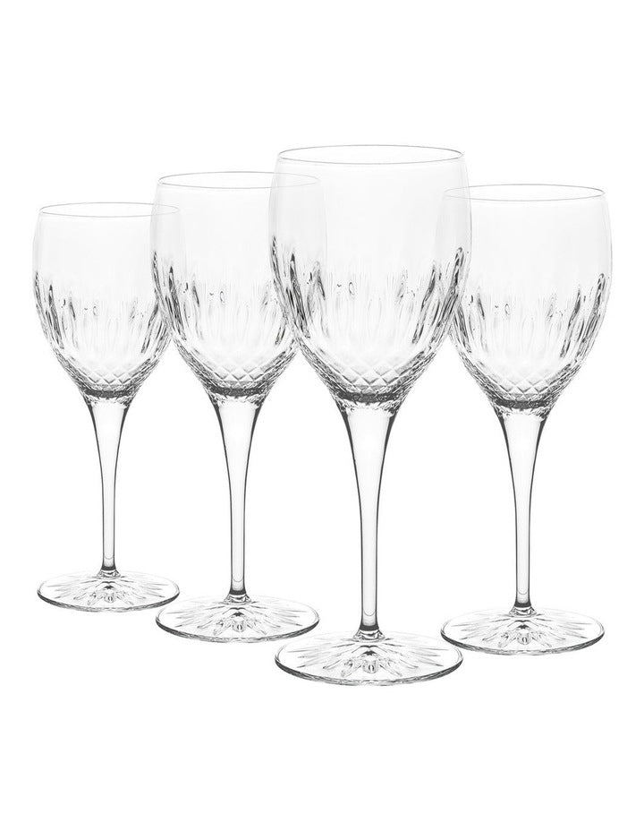 Diamante Riesling Set of 4 380ml in Clear
