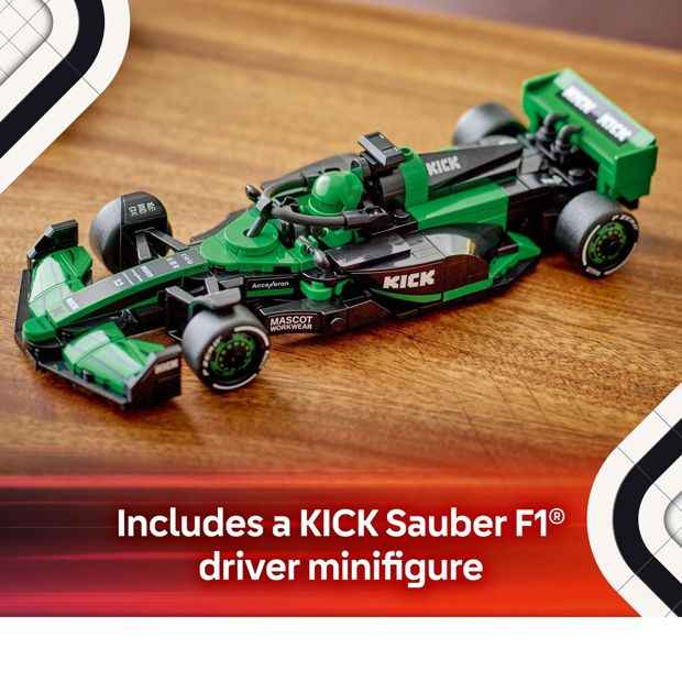 LEGO® Speed Champions KICK Sauber F1® Team C44 Race Car 77247