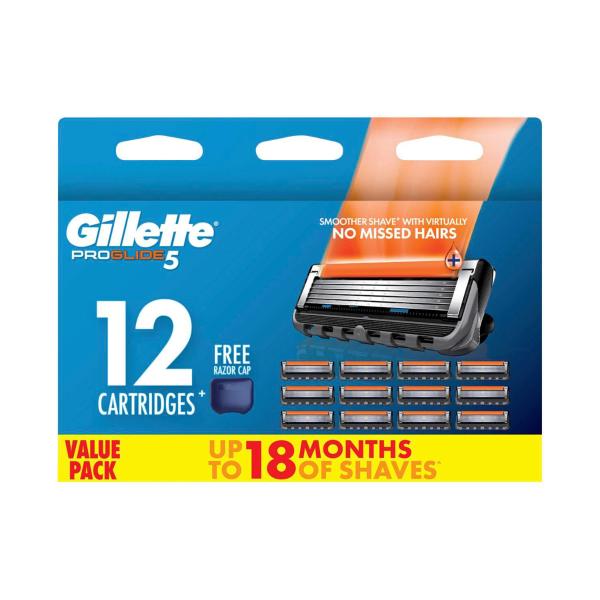 *GILLETTE PROGLIDE MANUAL BLADE REFILLS 12 PACK
