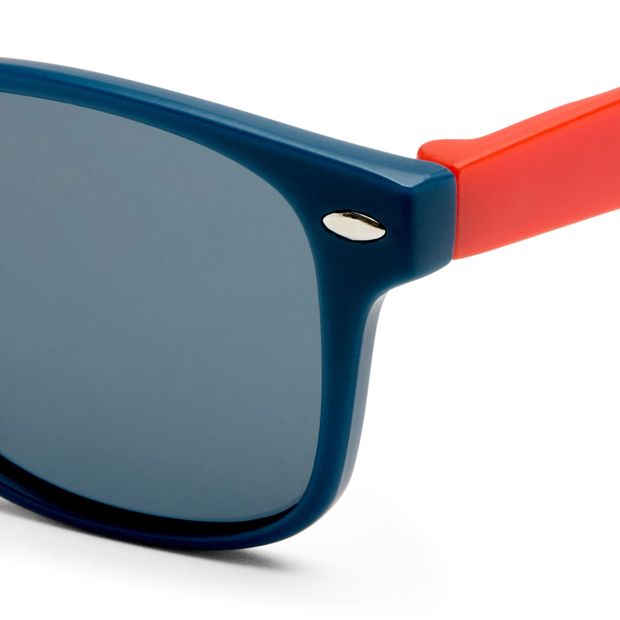 Sunshades Kids Sunglasses, Matte Navy/Red