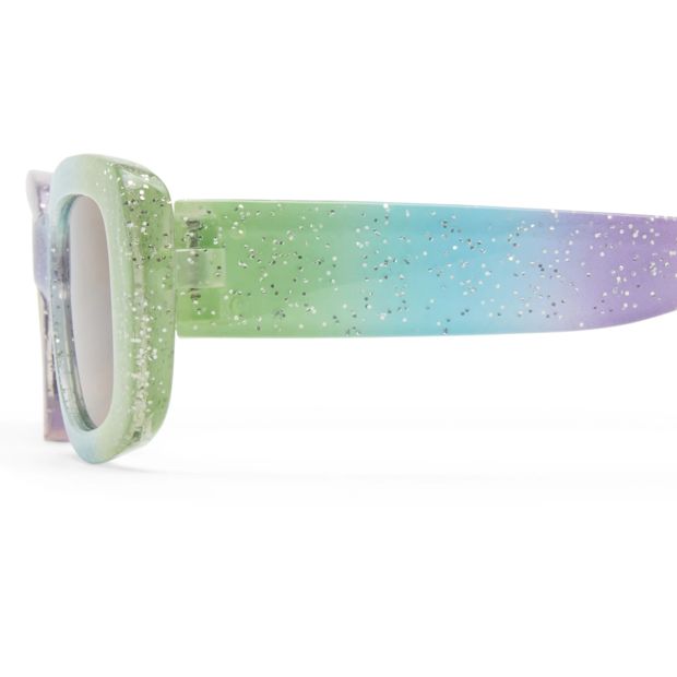 Sunshades Kids Slim Sunglasses, Rainbow Glitter