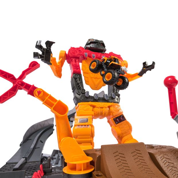 Monster Jam Smash & Bash SmashBot 1:64 Playset