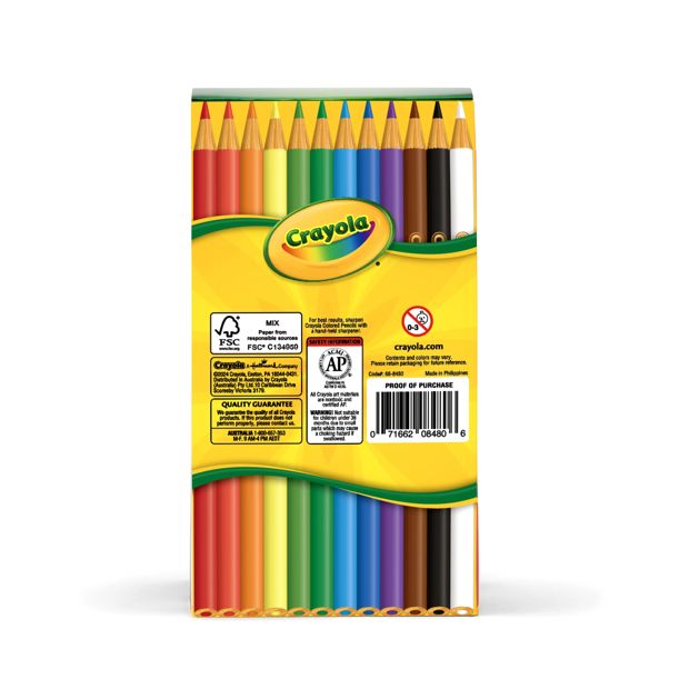 48 Pack Crayola Colored Pencils SharePack