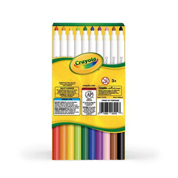 40 Pack Crayola Washable SuperTips Markers SharePack