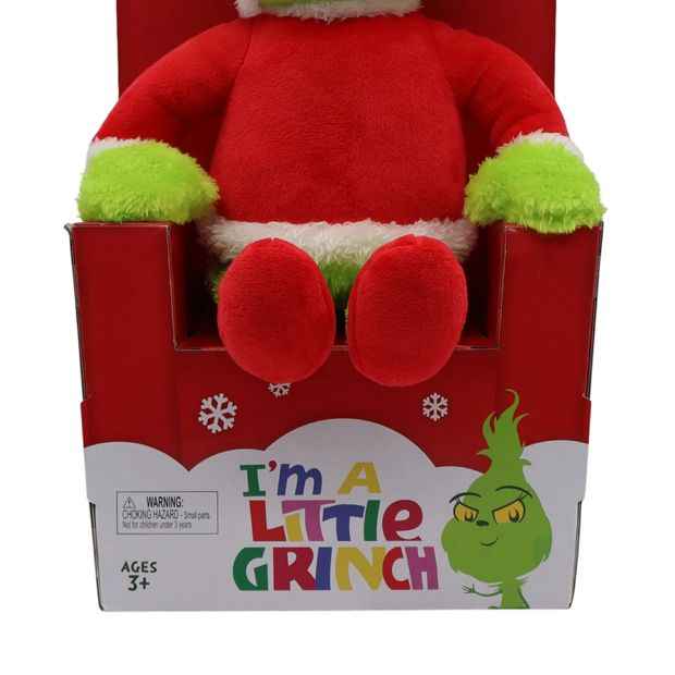 Dr Seuss The Grinch 12 Inch Plush In Couch Box Toy