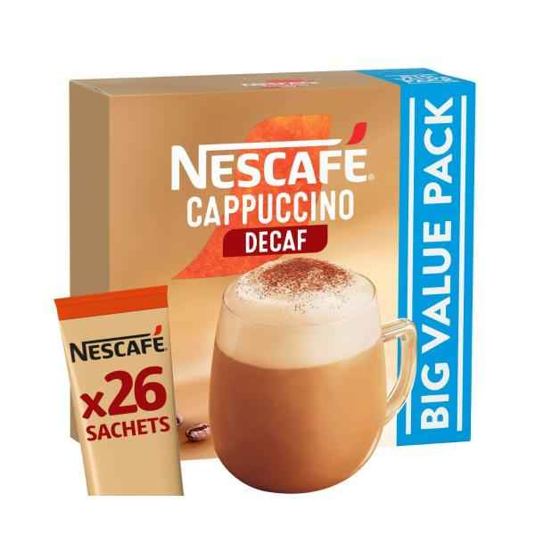 Cappuccino Decaf Coffee Sachets
