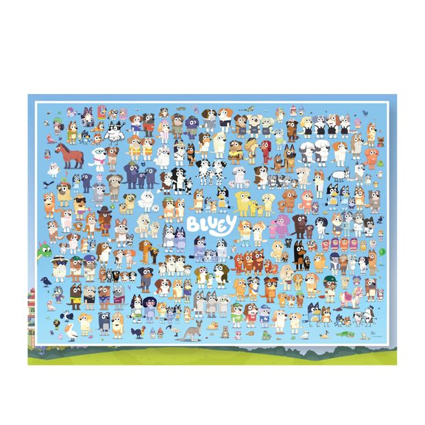 500 Piece Bluey Puzzle Set