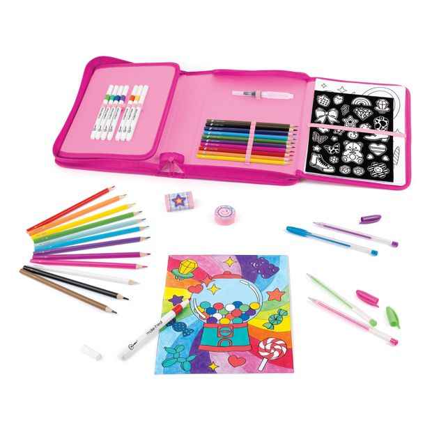 Make It Real Creative Artist Suitcase Art Set