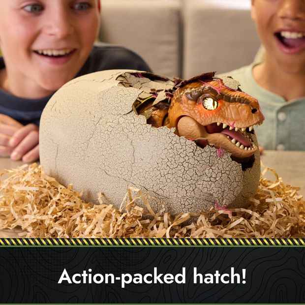 Jurassic World Primal Hatch Interactive Toy Dinosaur & Egg