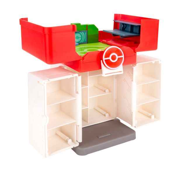 Pokemon Play 'N' Display Case - Multi-Level Storage Unit with Rooftop Arena